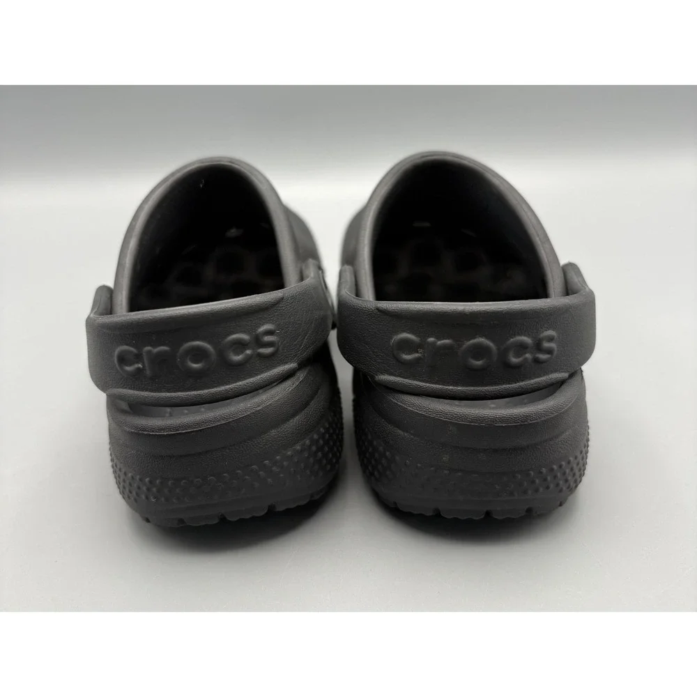 Crocs Classic Clog Kids Size 10 Shoes Black Closed Toe Sandals
